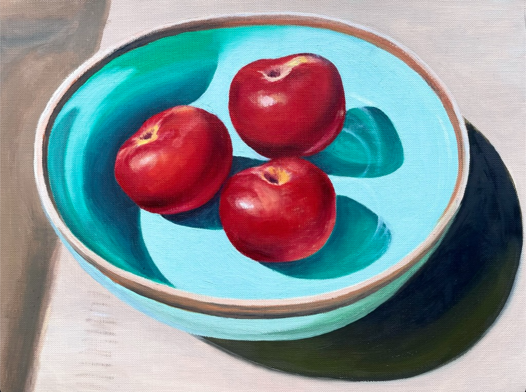 Painting of apples